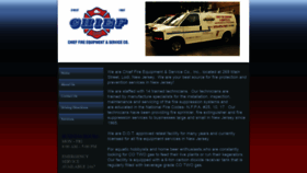 What Chieffireequipment.com website looks like in 2024 
