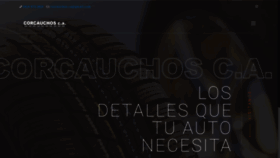 What Corcauchos.com website looks like in 2024 