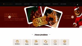 What Chocolatelugano.com.br website looks like in 2024 