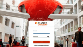 What Choiceuniversity.net website looks like in 2024 