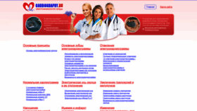 What Cardiography.ru website looks like in 2024 