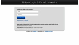 What Cornell.libstaffer.com website looks like in 2024 