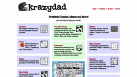 What Crazydad.com website looks like in 2024 