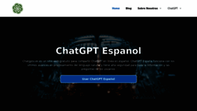 What Chatgptx.es website looks like in 2024 