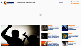 What Cassilandianoticias.com.br website looks like in 2024 