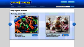 What Crazy4jigsaws.com website looks like in 2024 