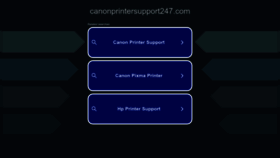 What Canonprintersupport247.com website looks like in 2024 