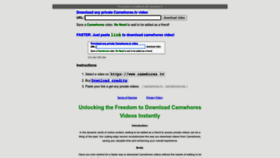 What Camw.pw website looks like in 2024 