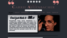 What Carrieaulenbacher.com website looks like in 2024 