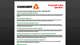 What Conduent-is.com website looks like in 2024 