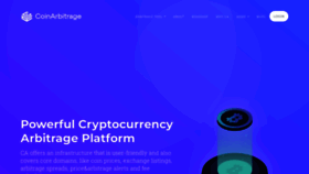 What Coinarbitrage.io website looks like in 2024 
