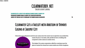 What Clearwaterrv.net website looks like in 2024 