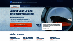 What Crewplanet.eu website looks like in 2024 