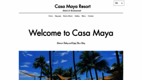 What Casamayaresort.com website looks like in 2024 