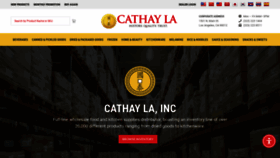 What Cathayla.com website looks like in 2024 
