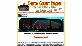 What Chiltoncountypeaches.com website looked like in 2024 (1 year ago)