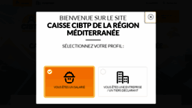 What Cibtp-mediterranee.fr website looks like in 2024 