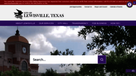 What Cityoflewisville.com website looks like in 2024 
