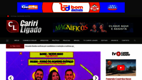 What Caririligado.com.br website looks like in 2024 