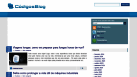 What Codigosblog.com.br website looks like in 2024 
