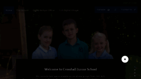What Crosshalljunior.co.uk website looks like in 2024 
