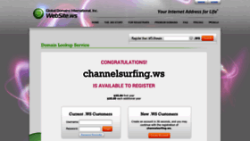 What Channelsurfing.ws website looks like in 2024 