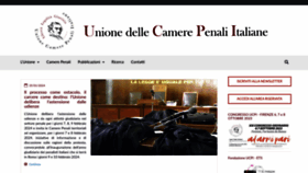 What Camerepenali.it website looks like in 2024 