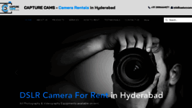 What Capturecams.in website looks like in 2024 