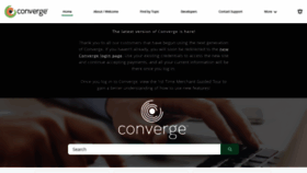 What Convergepay.com website looks like in 2024 