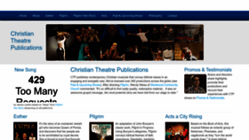 What Christiantheatre.org website looks like in 2024 