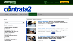 What Contrata2.bo website looks like in 2024 