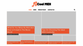 What Cool-midi.com website looks like in 2024 
