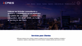 What Cresperu.com website looked like in 2024 (1 year ago)