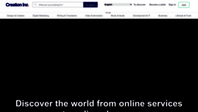 What Creationinc.nl website looks like in 2024 