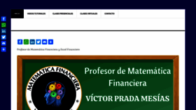 What Clasesdematematicafinancieraenlima.com website looks like in 2024 