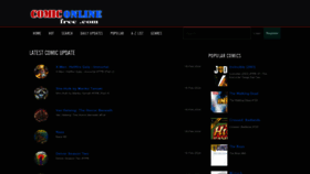 What Comiconlinefree.me website looks like in 2024 