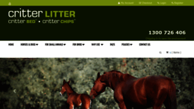 What Critterlitter.com.au website looks like in 2024 