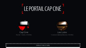 What Cap-cine.fr website looks like in 2024 