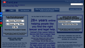 What Canlaw.com website looks like in 2024 