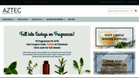 What Candlemaking.com website looked like in 2024 (1 year ago)