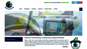 What Centralboating.co.za website looks like in 2024 