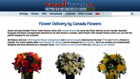 What Canadaflowers.ca website looks like in 2024 