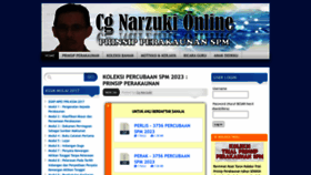What Cgnarzuki.com website looks like in 2024 