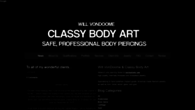 What Classybodyart.com website looks like in 2024 