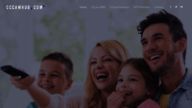 What Cccamhub.com website looks like in 2024 