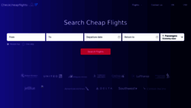 What Checkcheapflights.com website looks like in 2024 