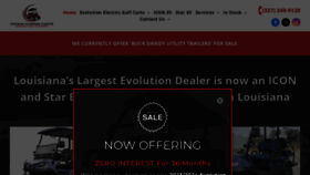 What Coteaucustomcarts.com website looks like in 2024 