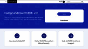 What Collegeboard.com website looks like in 2024 
