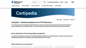What Certipedia.com website looks like in 2024 