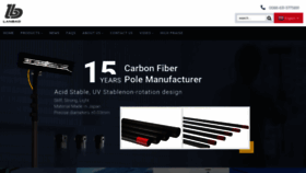 What Carbonfibertelescopicpole.com website looks like in 2024 